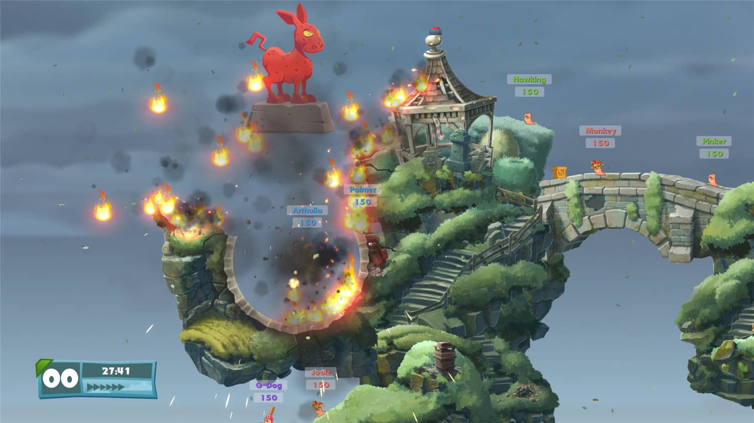 百战天虫：战争武器/Worms W.M.Dillusion中国i社Steam游戏下载